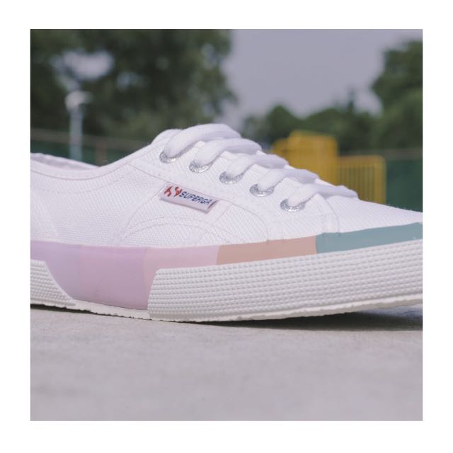 Superga 2750 outlet white multifoxing