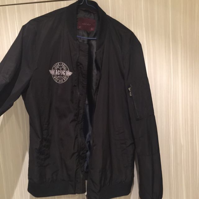 AC/DC Bomber Jacket, Men's Fashion, Tops & Sets, Hoodies on Carousell