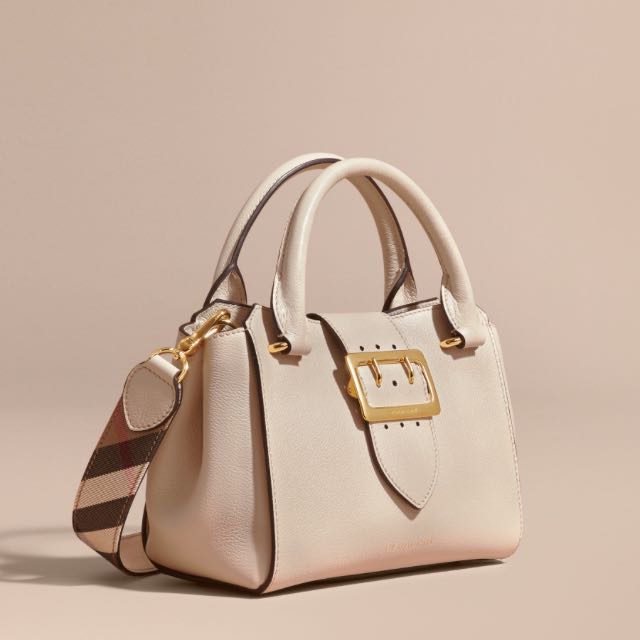 burberry small buckle tote