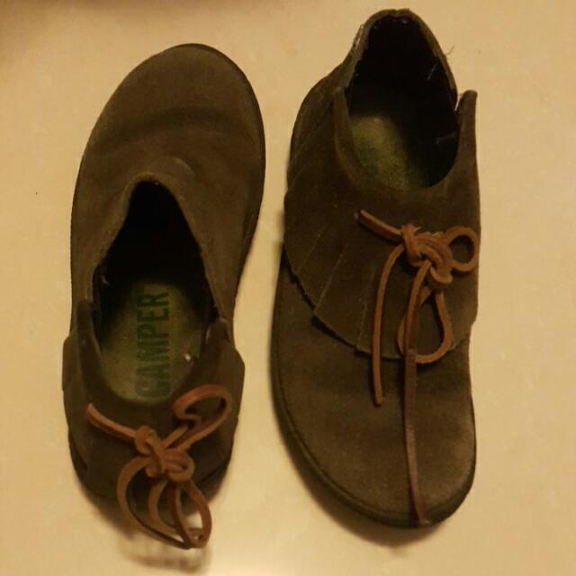 camper suede shoes
