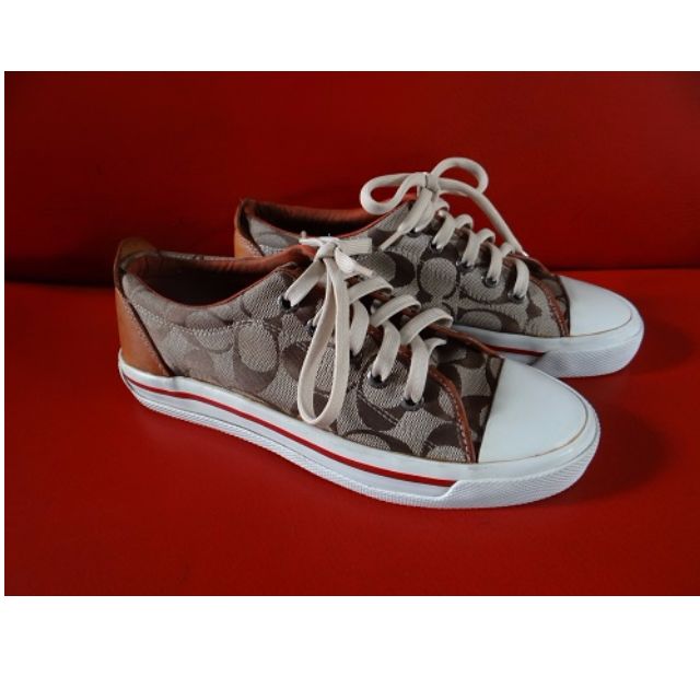 coach jacquard signature fashion sneakers
