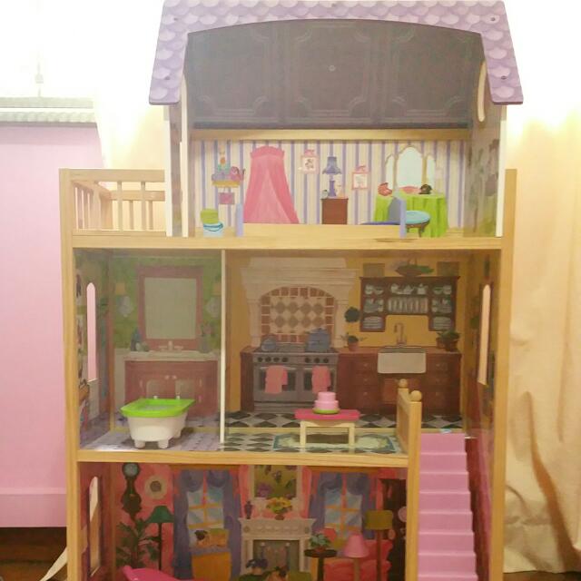 kidkraft kayla wooden dolls house