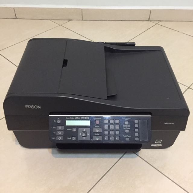 EPSON Multi Function Printer (Category: Printers, Scanners & Copiers) located in Singapore. Submitted by sensuous (Listing ID 94279634, Image 1). Description: EPSON Stylus Office TX510FN inkjet printer Use DURA Brits Ultra ink Previously bought at $200 plus..