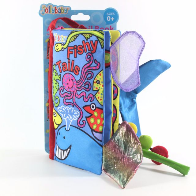 Fishy Tails Baby Educational Cloth Book Young Children Reading