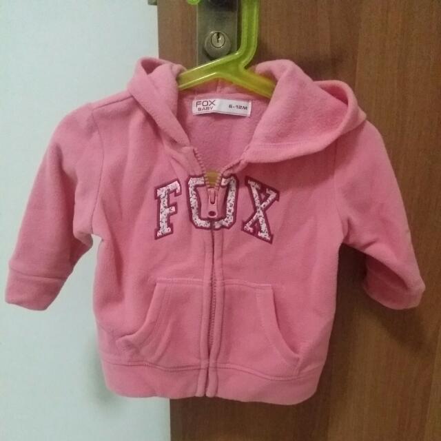 Girl Fox Sweater For 6 12 Mths