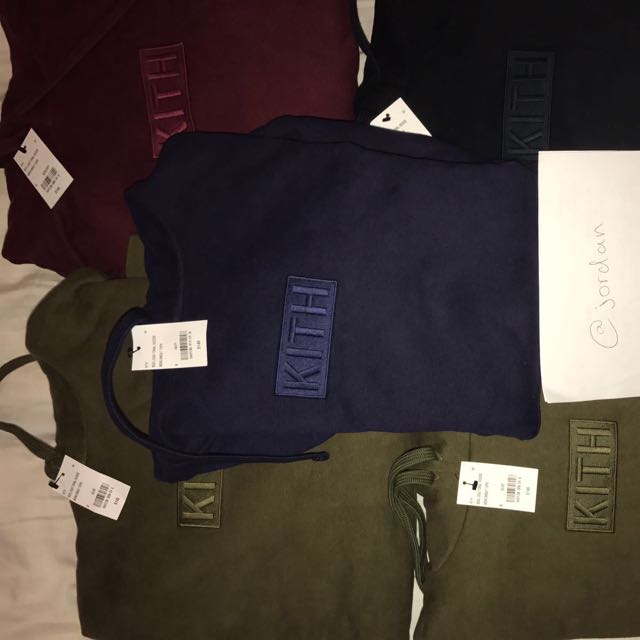 Kith William Tonal Box Logo Hoodie Men s Fashion Tops Sets Hoodies on Carousell