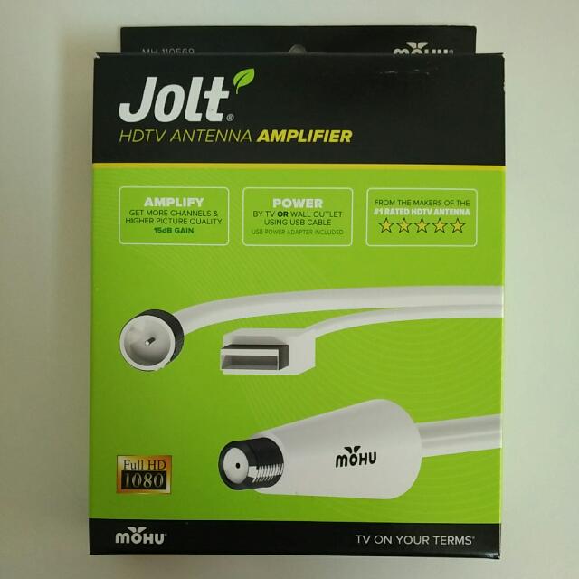 Mohu Jolt Tv Antenna Amplifier Home Appliances Tvs Entertainment Systems On Carousell