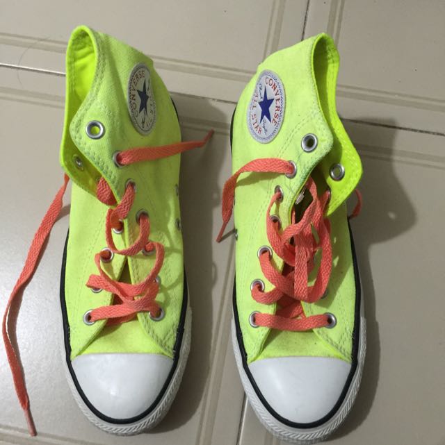 neon converse shoes