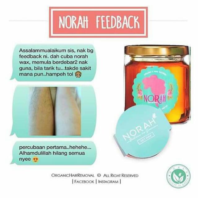 Norah Hot Wax, Beauty & Personal Care, Bath & Body, Body Care on Carousell