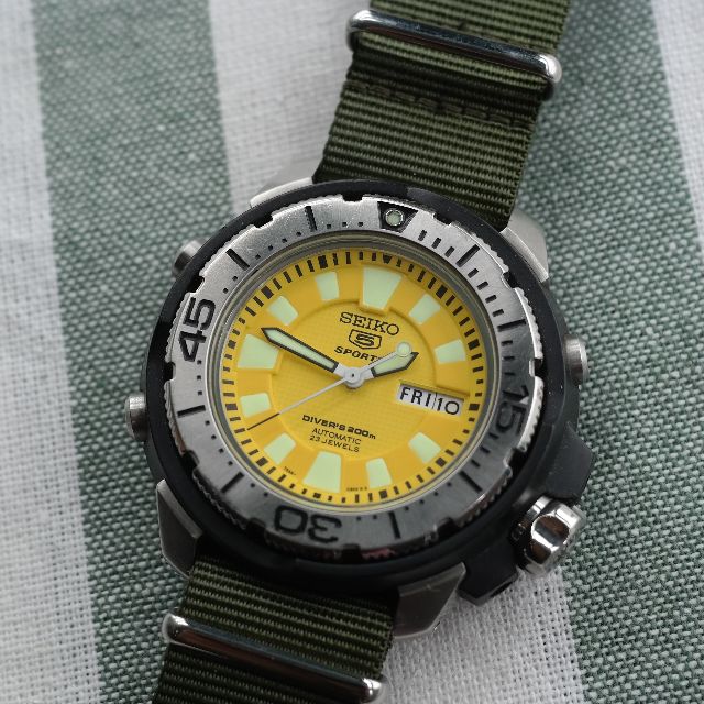 Rare Seiko Franken Monster Frankenmonster Yellow Dial, Men's Fashion,  Watches & Accessories, Watches on Carousell