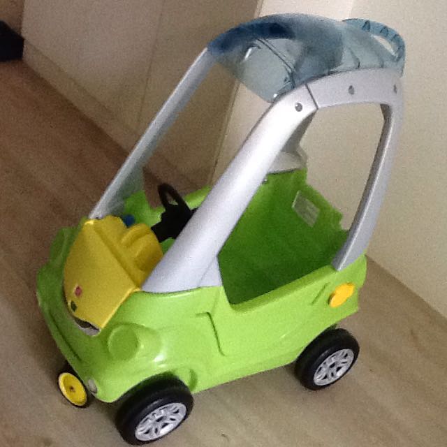 little tikes green car