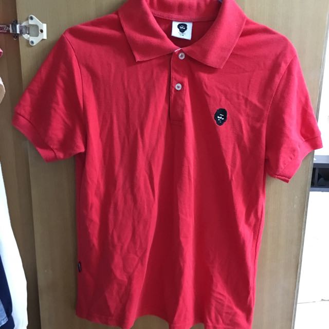 womens red polo shirt target