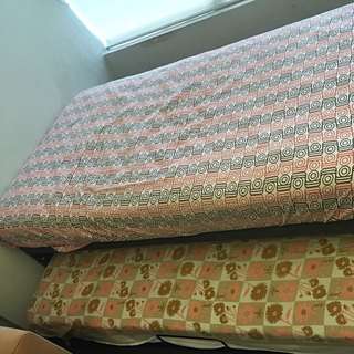 King Single Bed With Single Trundled Bed Incl. Mattress King Single Bed With Single Trundled Bed Incl. Mattress
