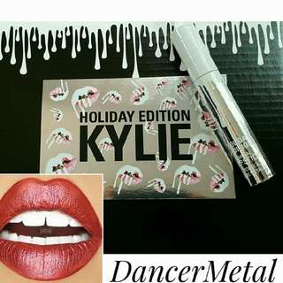 Kylie Dancer metal Lipstick HOLIDAY EDITION