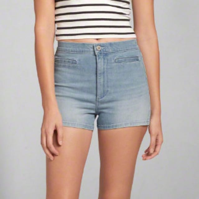 abercrombie and fitch high waisted shorts