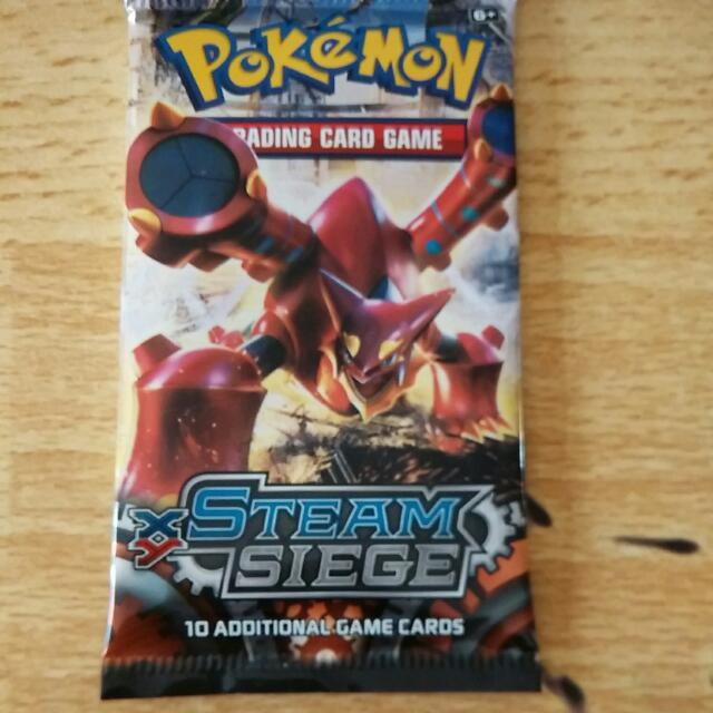 Pokemon Booster Packs ( Steam Siege ), Hobbies & Toys, Toys & Games on
