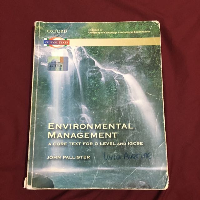 Environmental Management Textbook For O Level And Igcse Buku Alat Tulis Buku Pelajaran Di Carousell