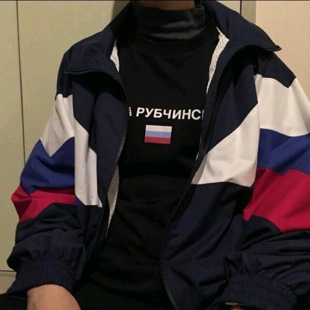 RESERVED GOSHA RUBCHINSKIY Windbreaker Men s Fashion Tops Sets Hoodies on Carousell