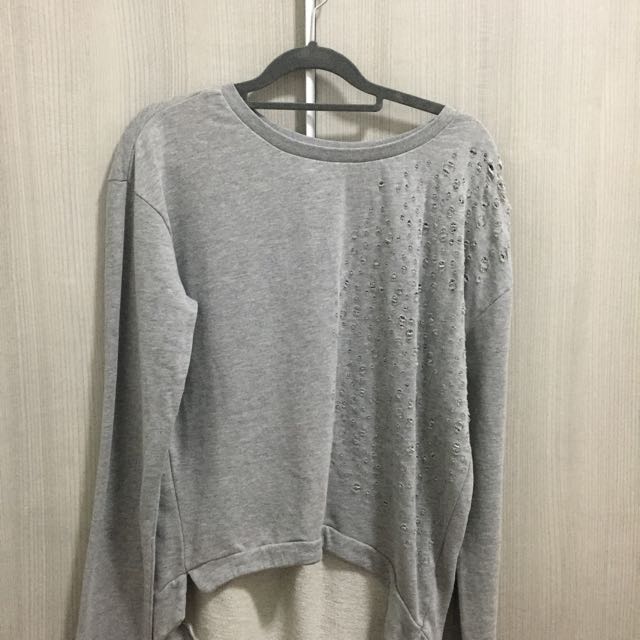 H&m distressed sweater store