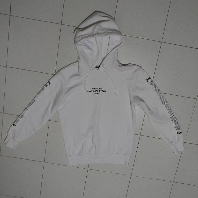 White justin discount bieber hoodie