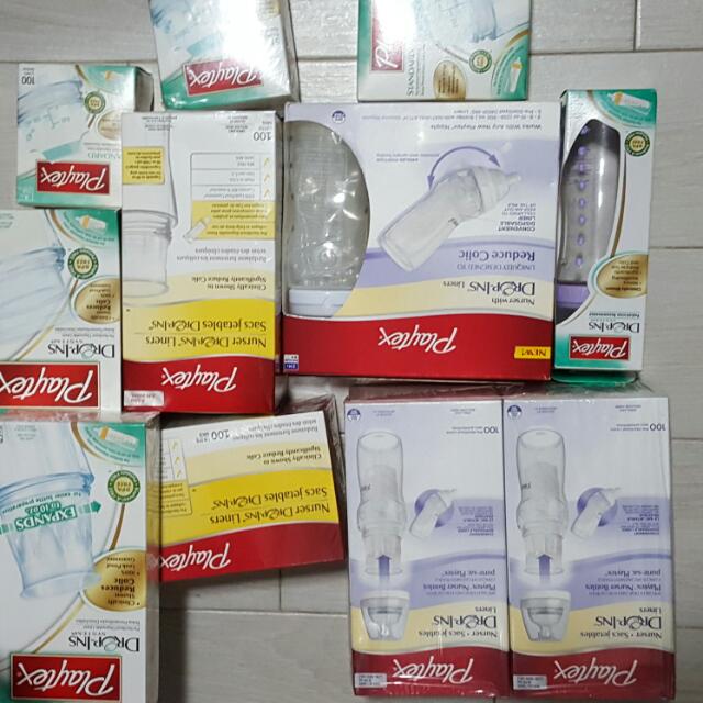 Playtex Nursing Bottles And Disposable Liners, Babies & Kids, Nursing & Feeding, Breastfeeding