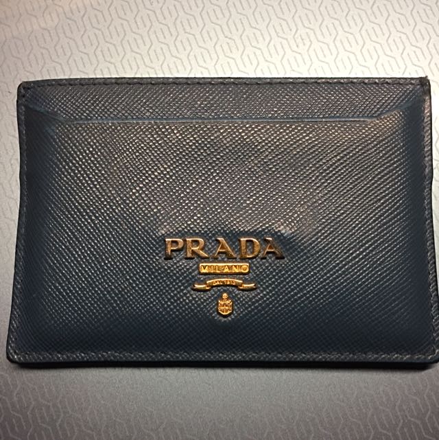 Prada Card Holder, Luxury, Bags & Wallets on Carousell