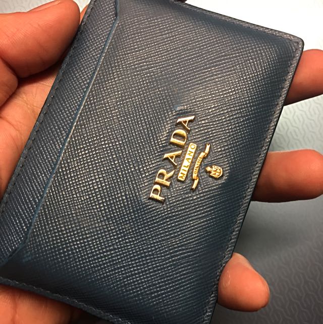 Prada Card Holder, Luxury, Bags & Wallets on Carousell