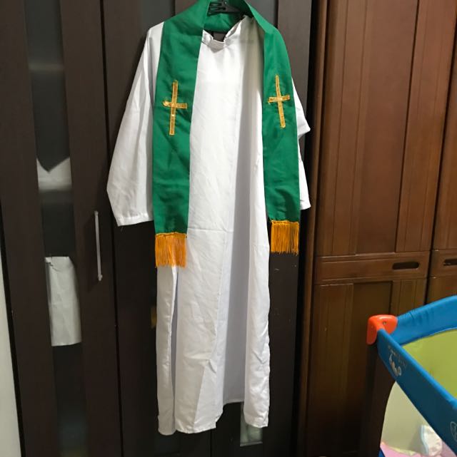 Priest Costume, Babies & Kids, Babies & Kids Fashion on Carousell