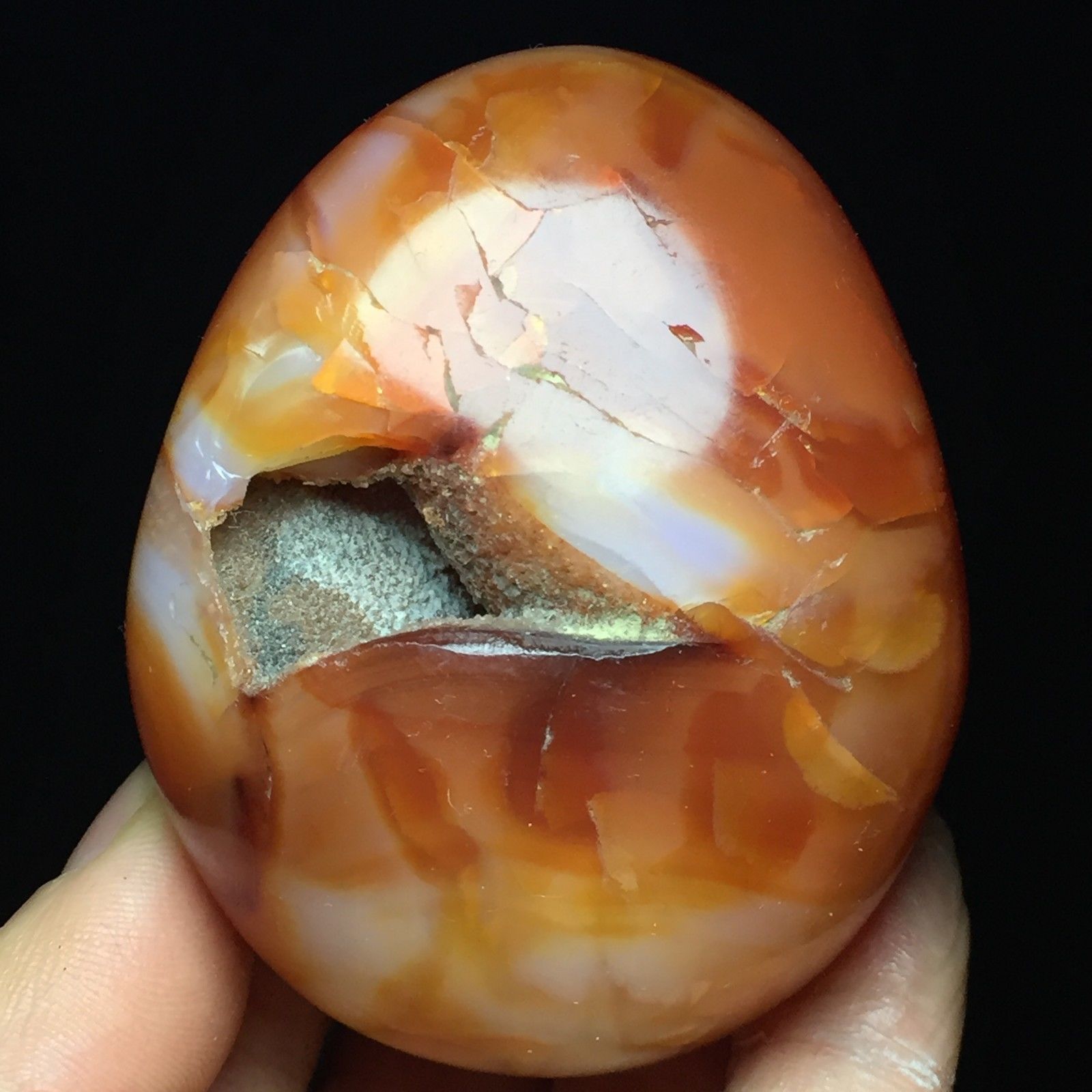 red agate geode