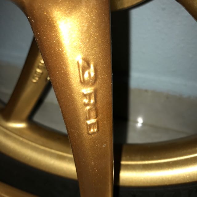 Racing Boy Gold Rims (RCB), Car Accessories on Carousell