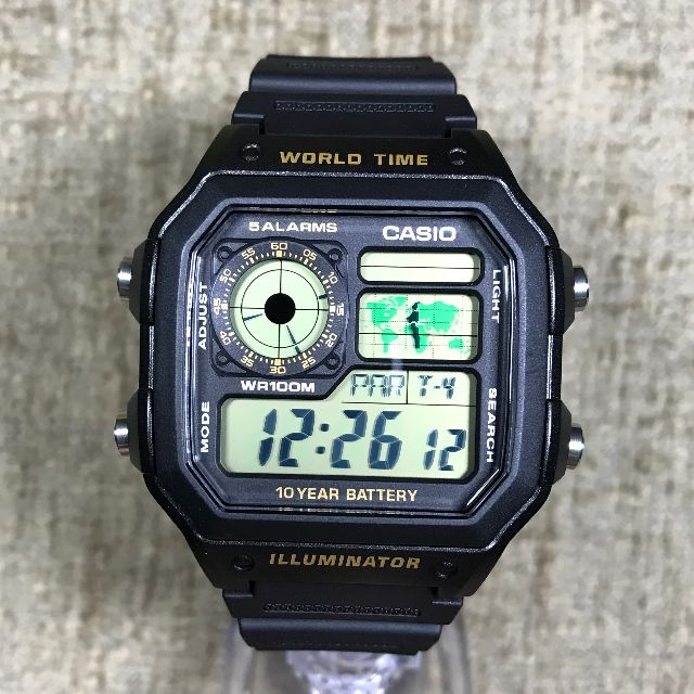 Casio 10 year clearance battery world time