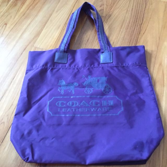 coach leatherware tote