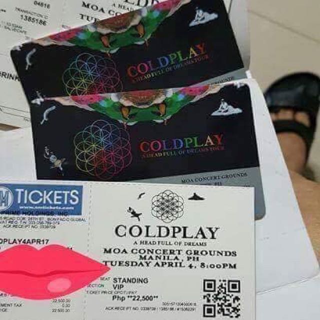 Coldpay Vip Tickets With Access Card Tickets Vouchers Event Tickets On Carousell Plattform tickets coldplay concerts . coldpay vip tickets with access card