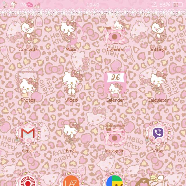 Hello Kitty Customed Themes And Keyboard For Oppof1s Everything