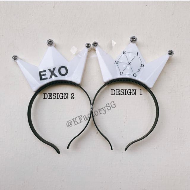 Hot Exo Light Headband Exo Concert Fanpack Hobbies Toys Memorabilia Collectibles K Wave On Carousell