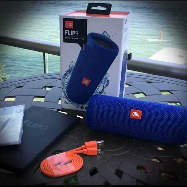 JBL FLIP3 Portable Bluetooth Splash Proof Speaker, Audio, Soundbars