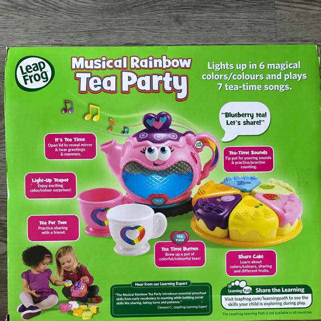 Leap Frog Ice Cream Cart Toddler Tea Set LeapFrog Rainbow Tea For - Main Image