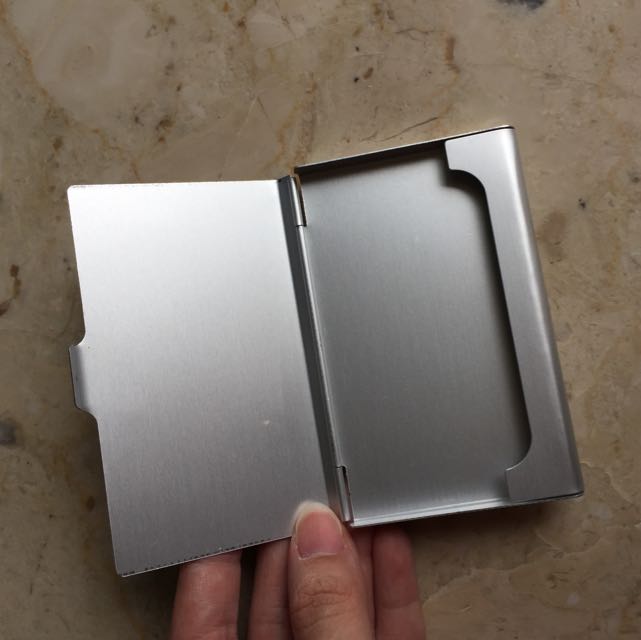 Muji Name Card Holder, Everything Else on Carousell