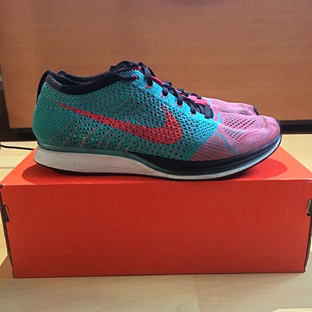 nike flyknit racer hyper jade