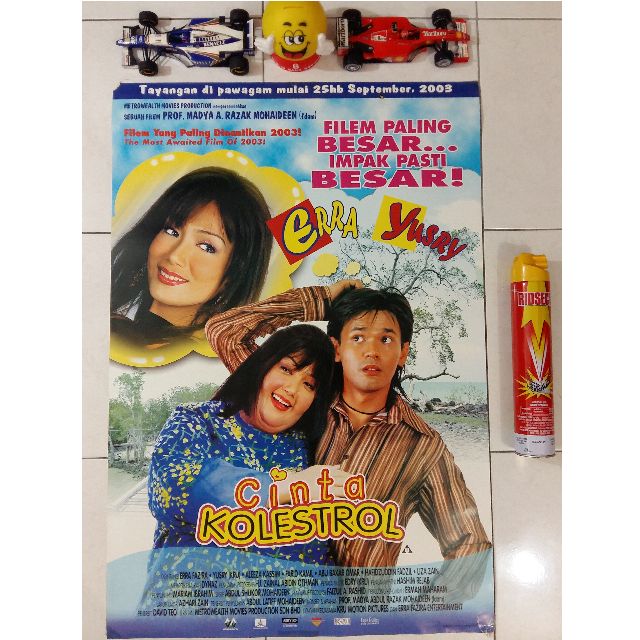 Poster Cinta Kolestrol Limited Edition 2003 Antiques Vintage Collectibles On Carousell