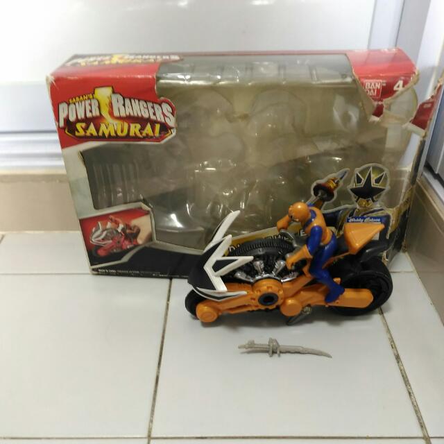 Power Ranger Samurai Gold Ranger Disc Cycle, Hobbies & Toys, Toys ...