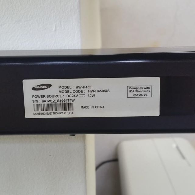 Samsung HWH450 Soundbar With PSWH450 Subwoofer, Audio, Soundbars