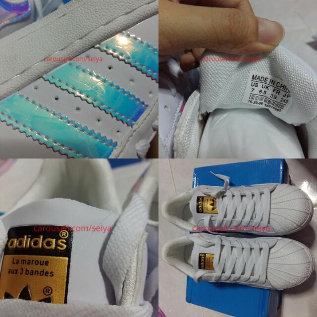 Adidas superstar holographic 39 deals