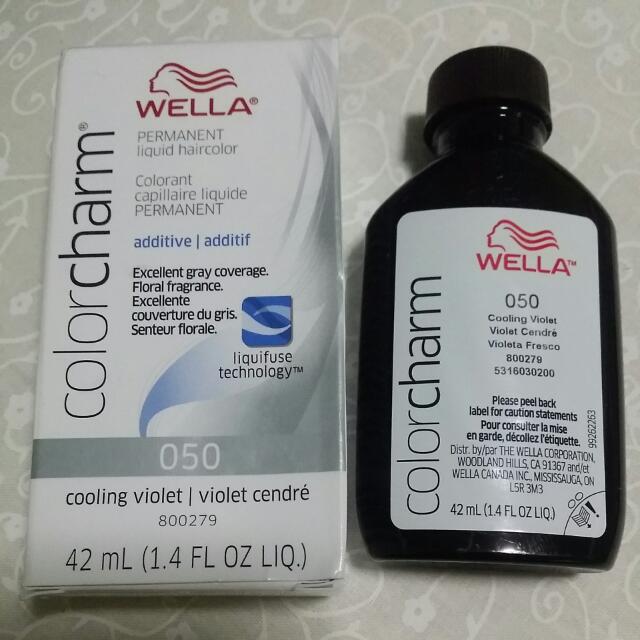 Wella Color Cham Permanent Liquid Hair Toner To Achieve Silver