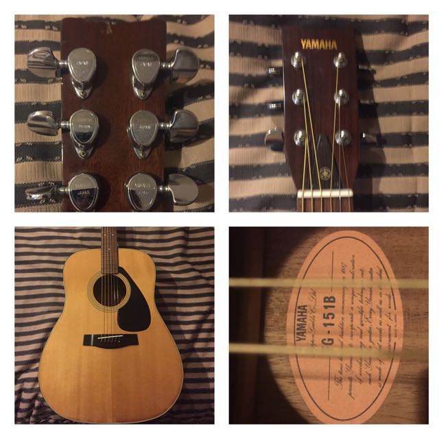 YAMAHA FG 151B Vintage 1978, Hobbies  Toys, Music  Media, Musical  Instruments on Carousell