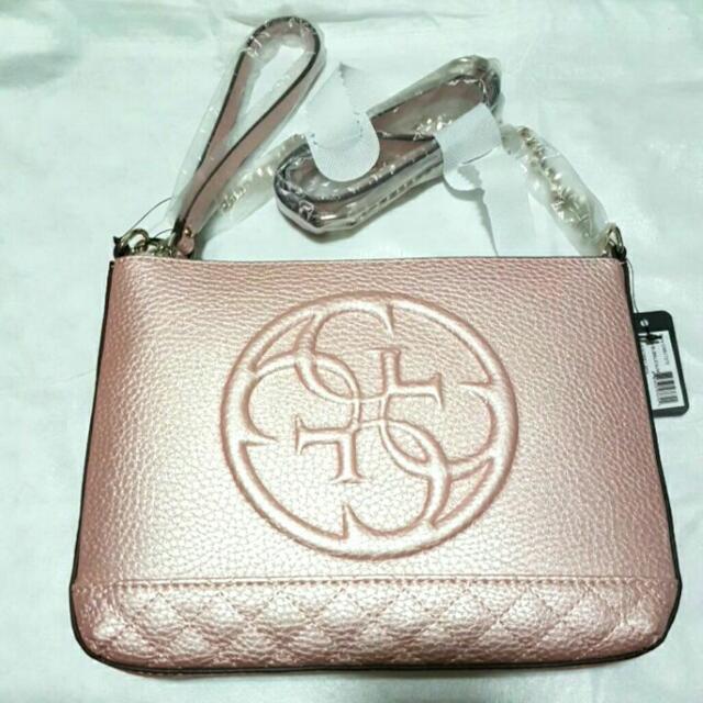 guess sling bag orange