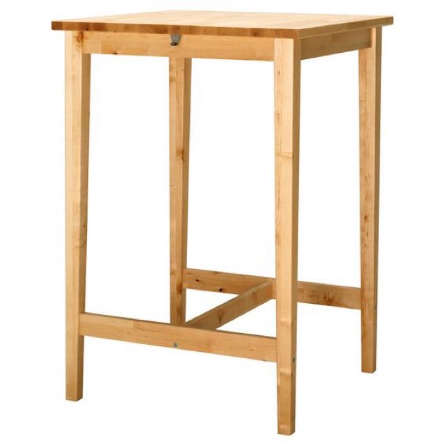 Ikea BjÖrkudden Bar Table And 2 Bosse High Stools Furniture Home Living Tables Sets On Carou Bar Table And 2 Bosse High Stools, Tall Round Bar Table Ikea
