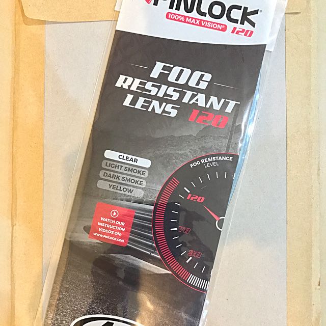Pinlock 120 arai clearance