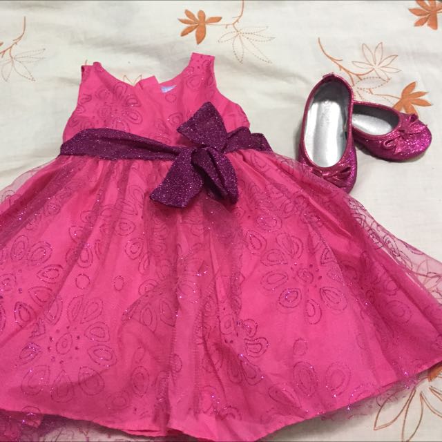 candy gown shoes