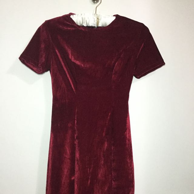 velvet shirt dress
